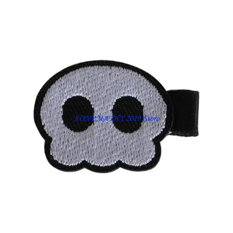 

F42F Хэллоуин Вечеринка Крест/Череп Шпилька для Женщин Панк Стиль Очаровательная Заколка Для Волос Эстетика Готический Стиль Для