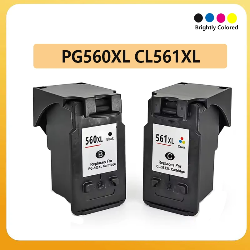 PG560 CL561 PG-560XL CL-561XL Compatible Ink Cartridge For Canon Pixma TS5350 TS5351 TS5352 TS5353 TS7450 TS7451 Printer