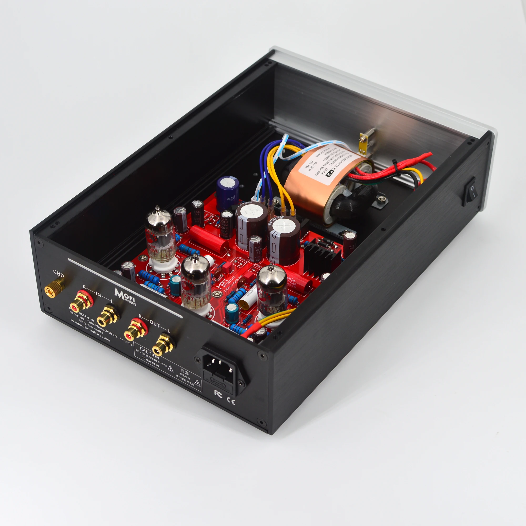 Klassischer MM-Röhren-Phono-Vorverstärker, Hi-Fi Analog-Vinyl-Plattenspieler Audio-Vorverstärker, Optional mit EAR834/C22/M7/ANK-L2 Schaltung – Detail 10