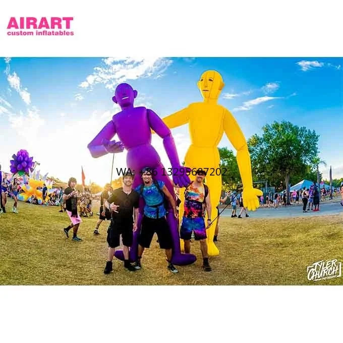 

Colorful Inflatable Christmas Puppet, Adult Inflatable Christmas Puppet Mascots for Display