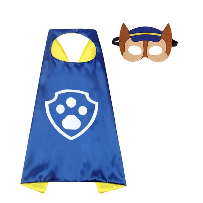 Paw Patrol Kids Cosplay Costume Set Includes Mask And Cloak Ideal for Halloween Birthday Parties Cartoon Character Gift view 4