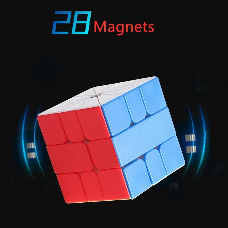 Sq-2 Magnetische Kubus, Gladde Kubus Puzzel Magic Cube, SQ1 Verbeterde SQ2 Kubus, puzzels Kubus Sq 2, Vierkante-1 Magnetische Speed Cube SQ-2 Magnetic Cube