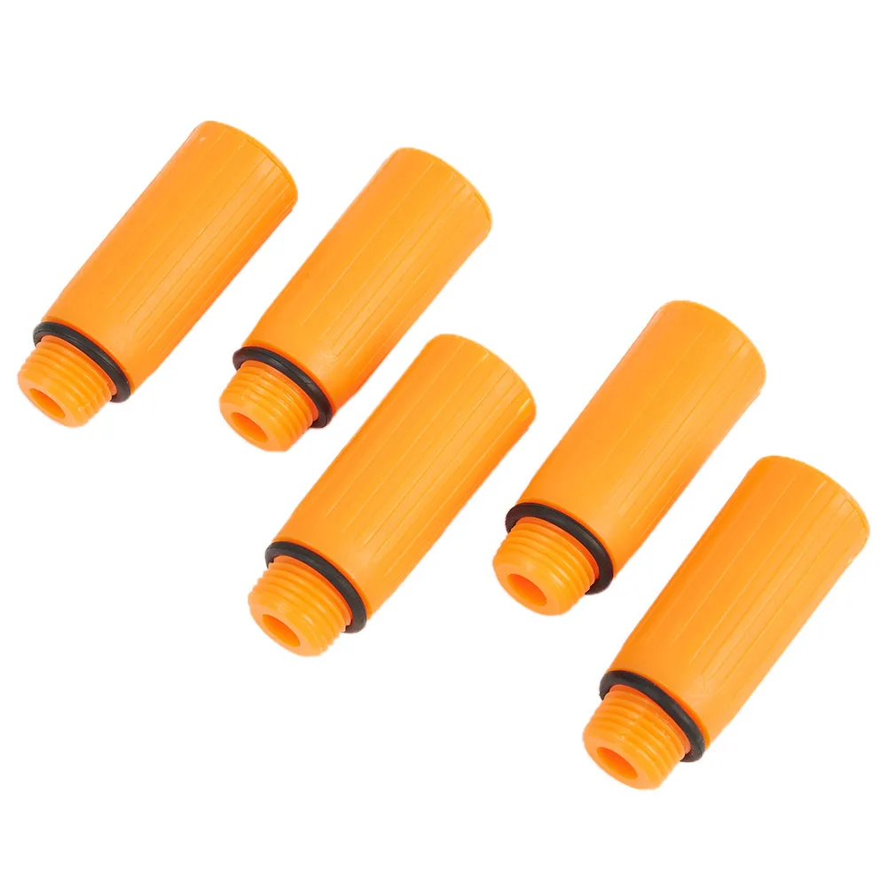 Pack of 5 Oil Breathing Rod Vent Air Compressor Pump Accessories with Male Thread 15 5mm Plastic Material Replacement