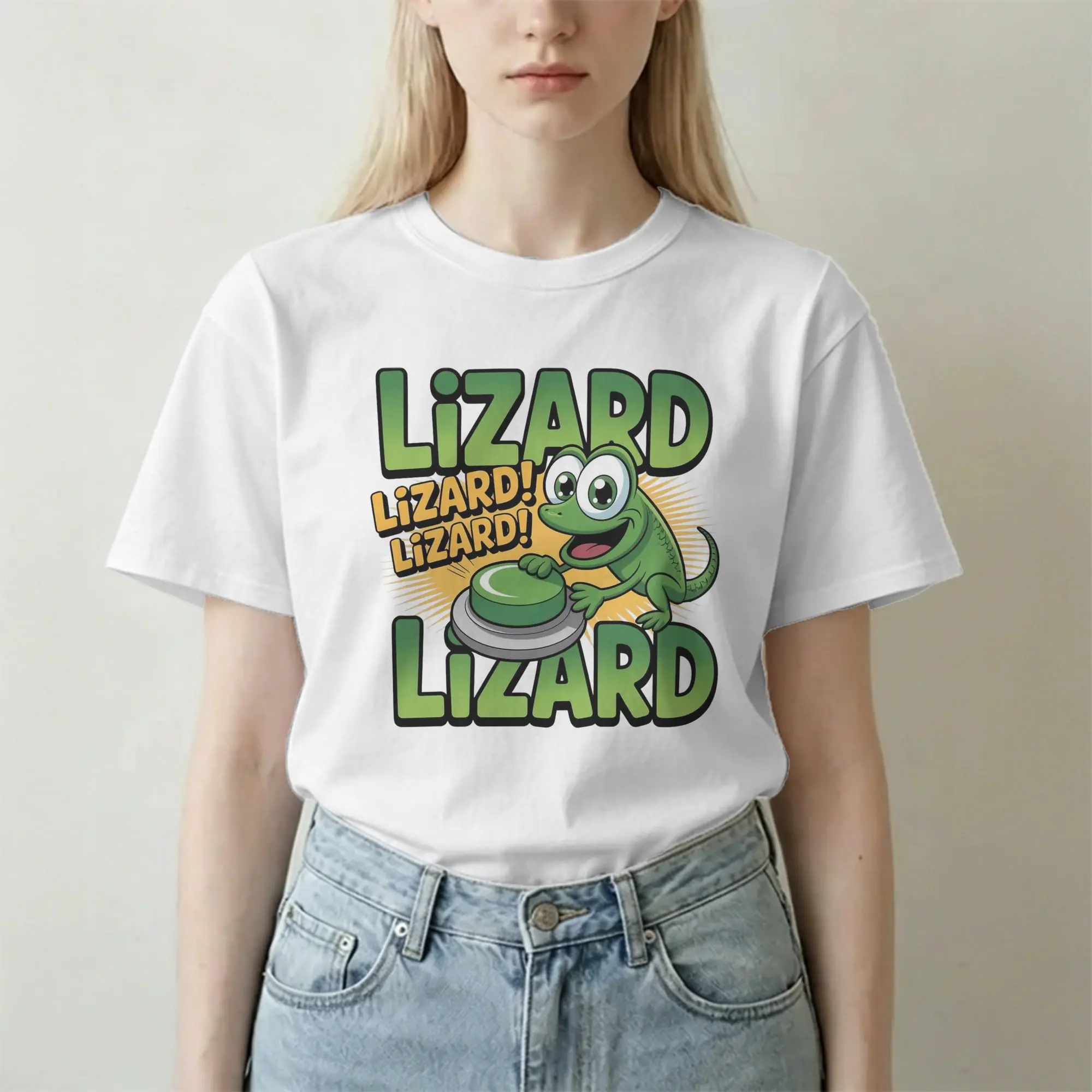 Men Women T-Shirt Funny Tom Lizard Lizard Lizard Meme Leisure Cotton Tees Short Sleeve Hoppers T Shirts O Neck Tops Classic
