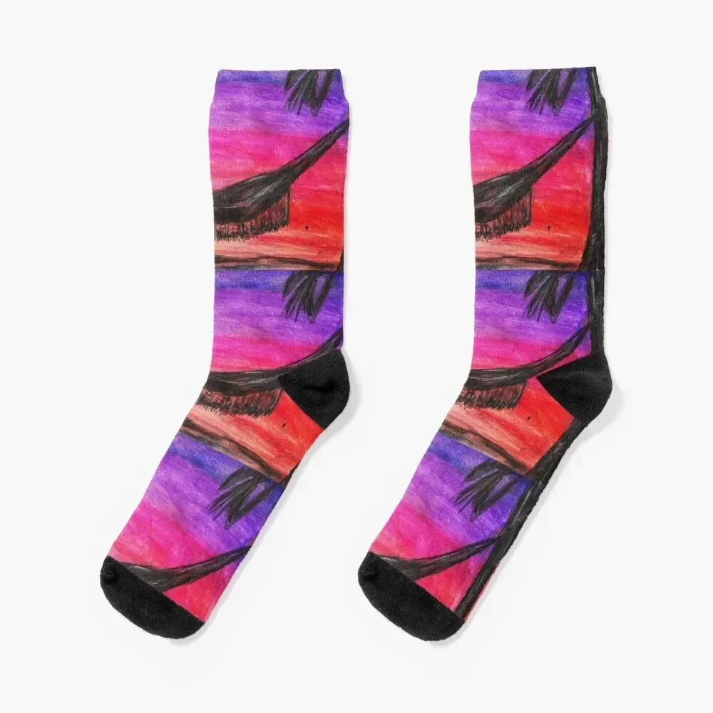 

Hammock In Paradise Socks floor Sports with print funny gift Mens Socks Women's