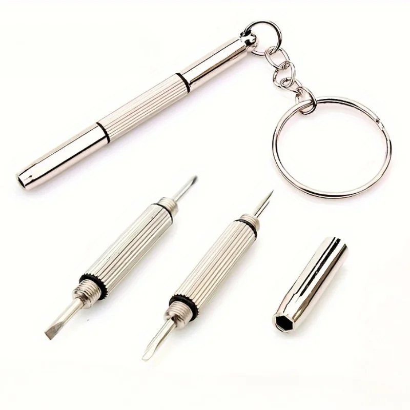 Mini Screwdriver, Glasses, Screwdriver, Computer Repair, Multi-function Three-purpose Screwdriver - Portable Glasses Repair Tool