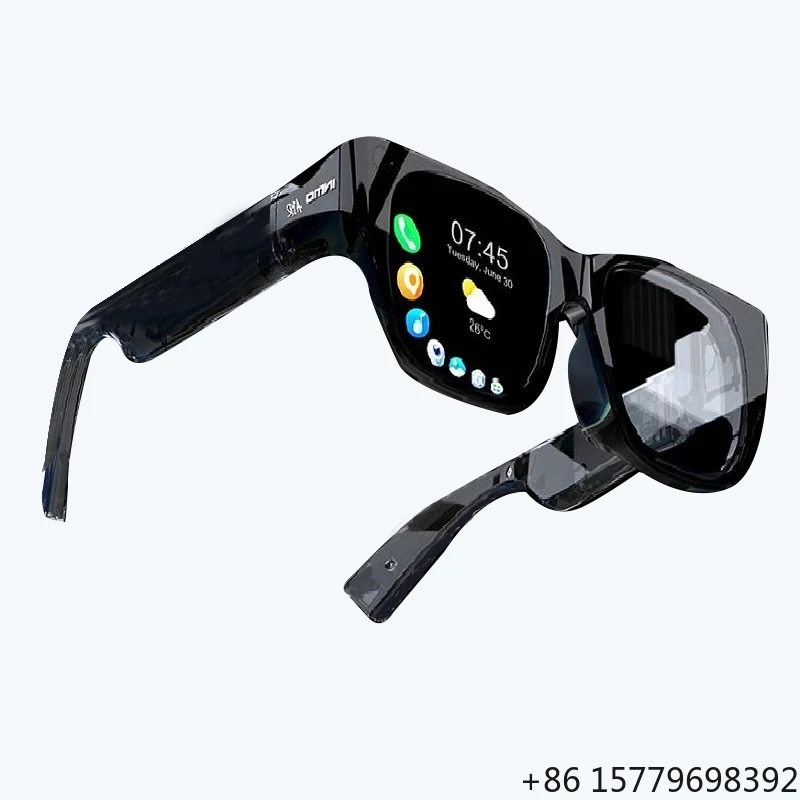 

Smart AR Glasses 3D Real-Time Text Translation Prompt with Full-Color True Wireless Movie Watching