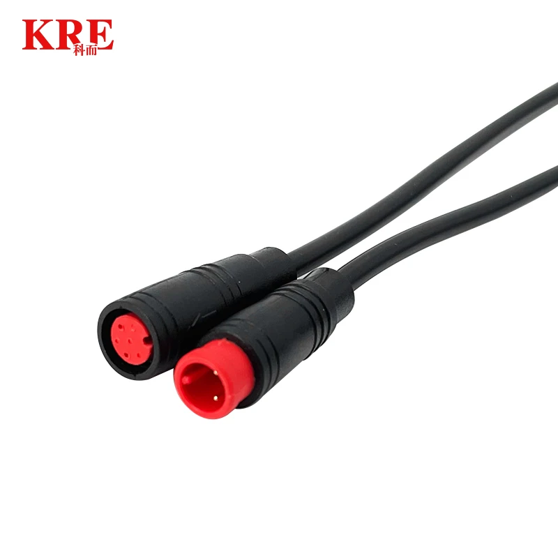 5/10/100 Set M6 M8 2 3 4 5 6 Pin Julet Electric Butt Plug Connector Wiring Line Scooter Brake Cable Pluger Signal Sensor 20CM