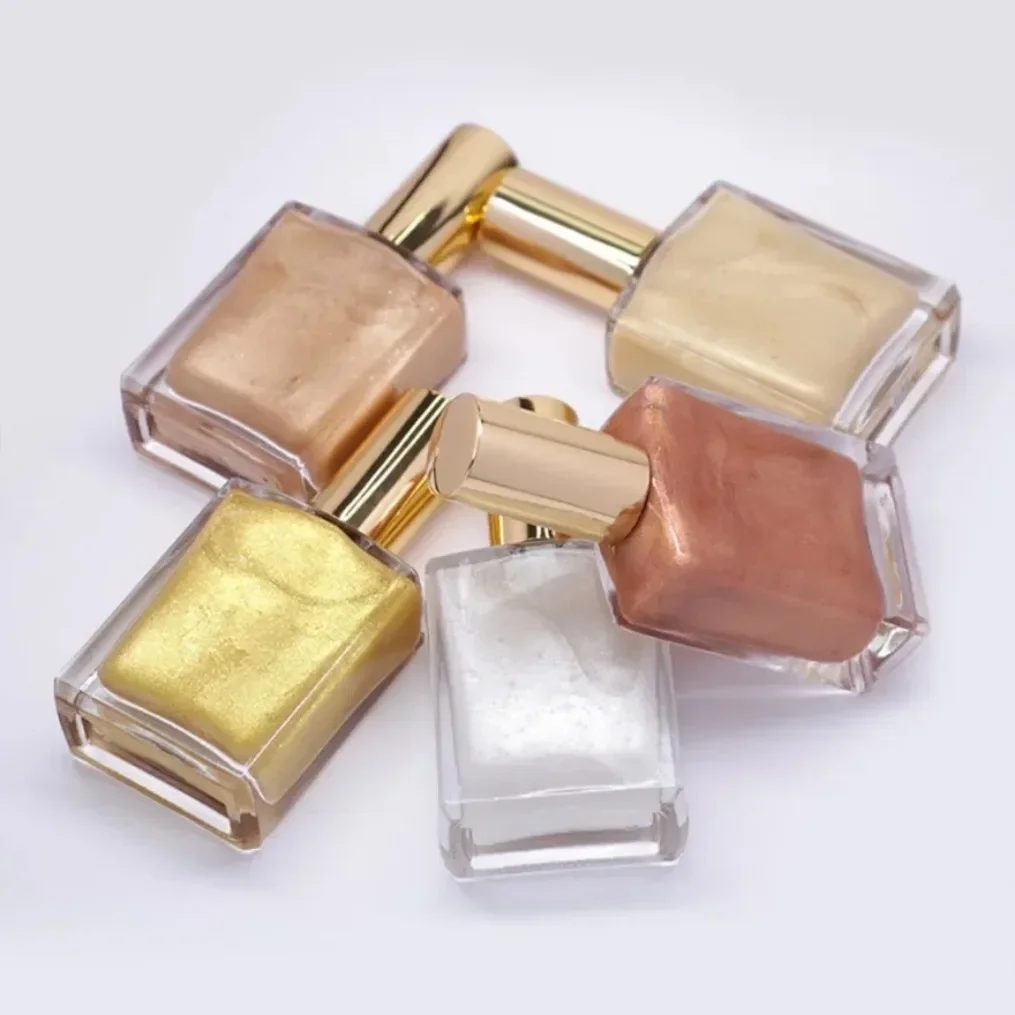 50ml Highlighter Spray Private Label Glitter High Lighter Oil Quicksand Tanning Oil Body Contour Bronzer Face Makeup Custom Logo