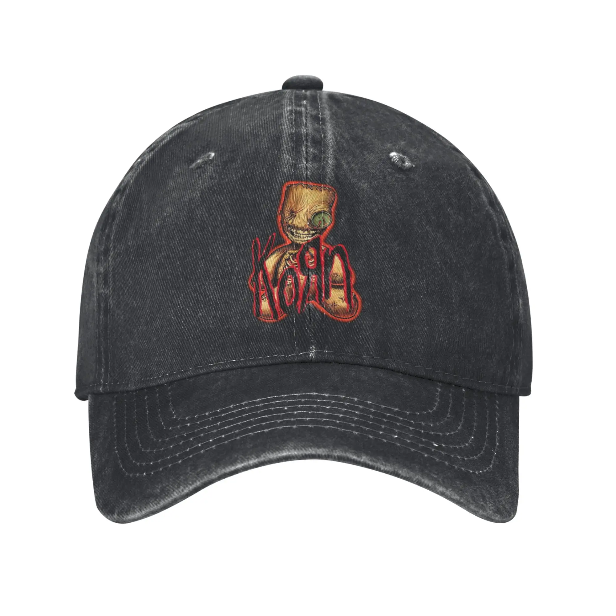 Retro Korns Issues Rock Band Baseball Caps Men Women Distressed Cotton Sun Cap  Outdoor Activities Adjustable Hats Cap