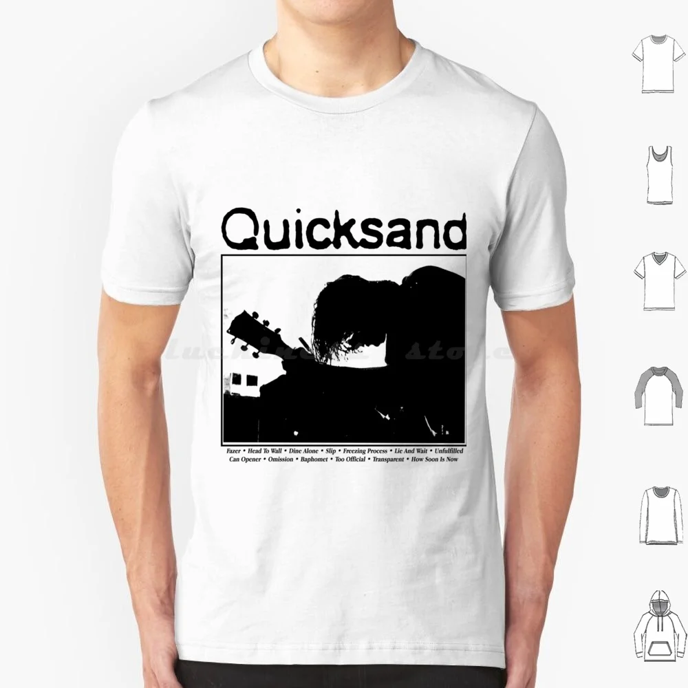 Quicksand Tour Graphic Music Art T Shirt Big Size 100% Cotton Band Music Pop Music Quicksand Art Singer Writer Concert Raptee
