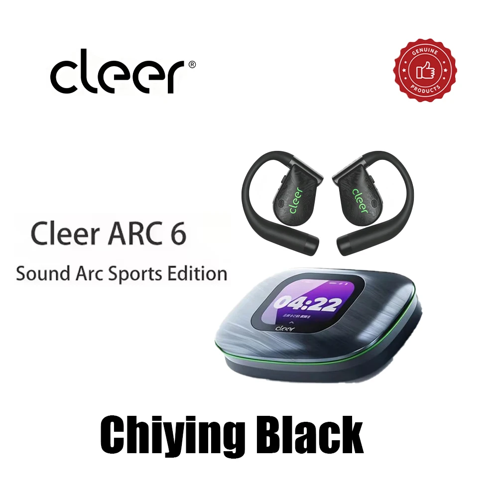 Cleer ARC 6 AI Open Ear Wireless Earbuds Bluetooth 6.0 Dolby Atmos
