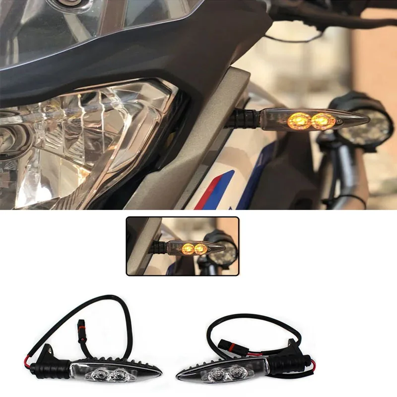 

For BMW F800R F800GS F800GT Adventure F700GS F750GS R1250GS Motorcycle Front And Rear LED Turn Signal Indicator Light Blinker