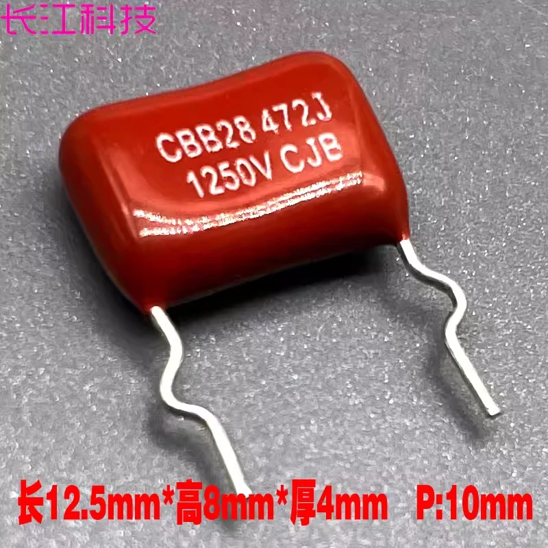 

Высокочастотный тонкопленочный конденсатор CJB CBB28 CBB 472 4700pf 4.7nf 1250v 1000v 1kv