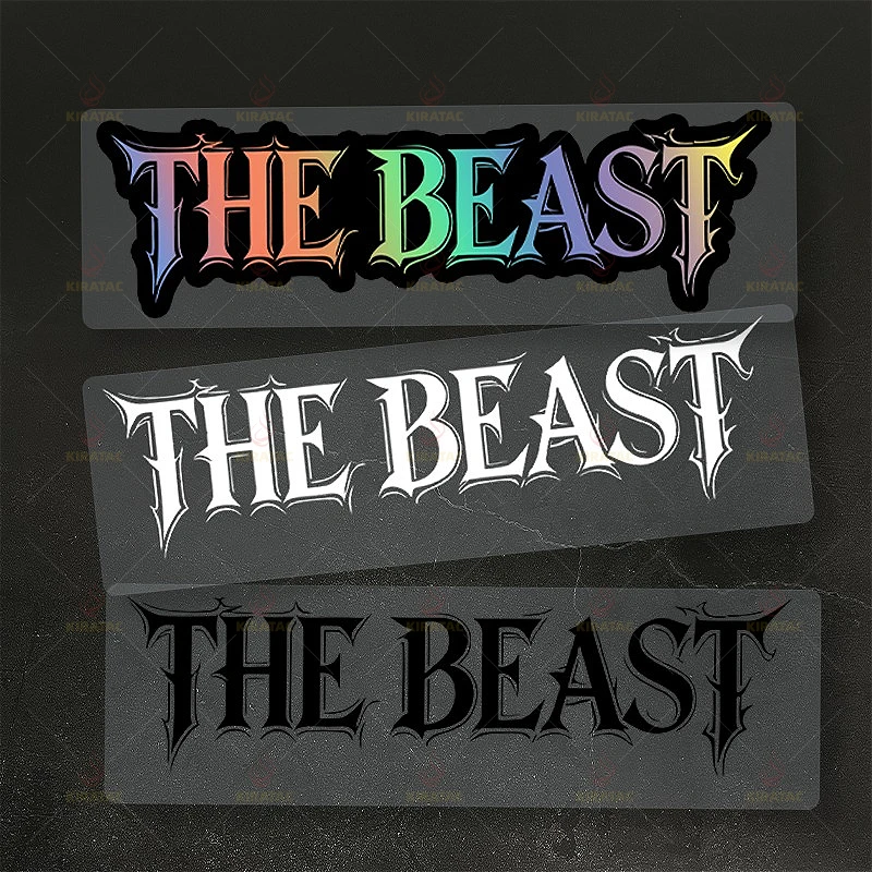 

1 шт., оригинальная мотоциклетная наклейка THE BEAST для мотоцикла, обтекатель, шлем, окно автомобиля, багажник, скутеры, водонепроницаемая прочная виниловая наклейка