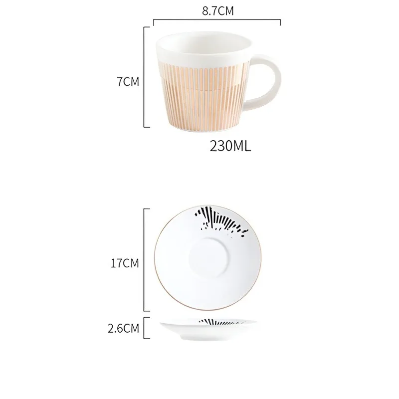 Dynamic Motion Coffee Cup & Saucer Moire Pattern Optical Illusion Coffee Cup  Set, Metal Reflective Ceramic Mug with Saucer, Dyna - AliExpress 15