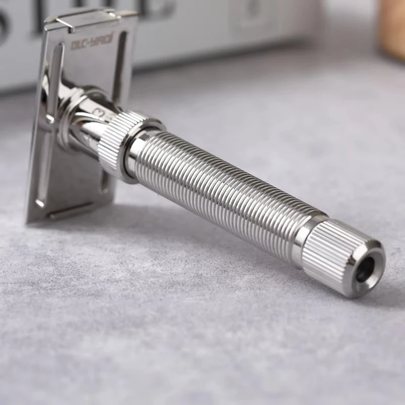 2026 YAQI Beard Shaver Razzo Rocket Safety Razor For Men Chrome Color Aluminum Handle Classic Shaving Tool