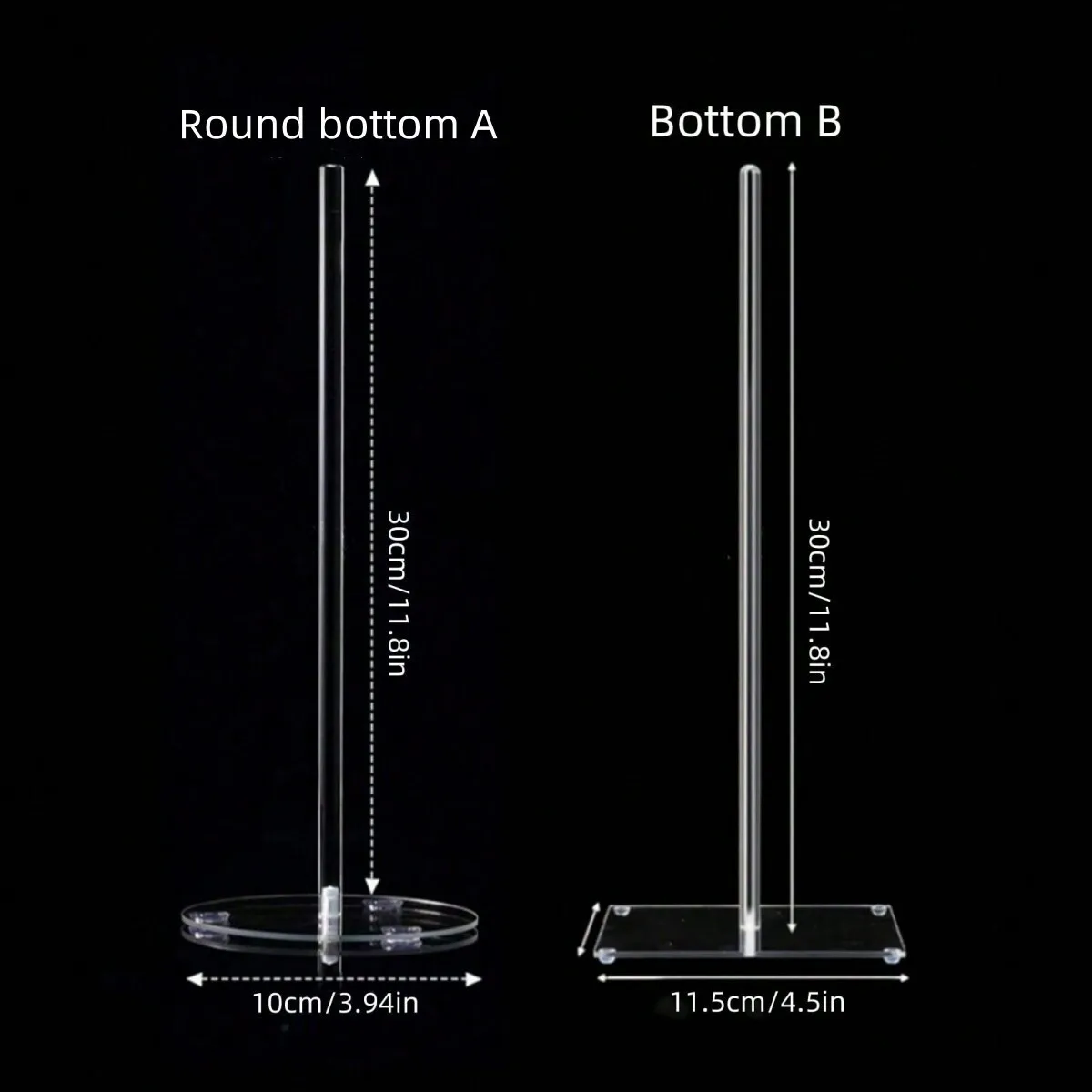 100Pcs Acrylic Donut Display Stand Tower - Dessert Table Holder for Donuts, Bagels & Doughnuts - Perfect for Parties, Christmas