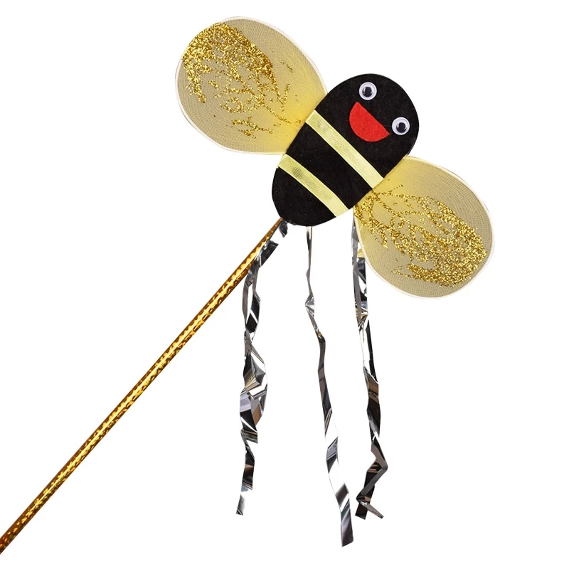 Bee Kostüm Zubehör Set -Bee Ohren Stirnband Flügel Tutu Rock Zubehör Kit für Bee Kostüm für Kleinkinder Kinder Mädchen