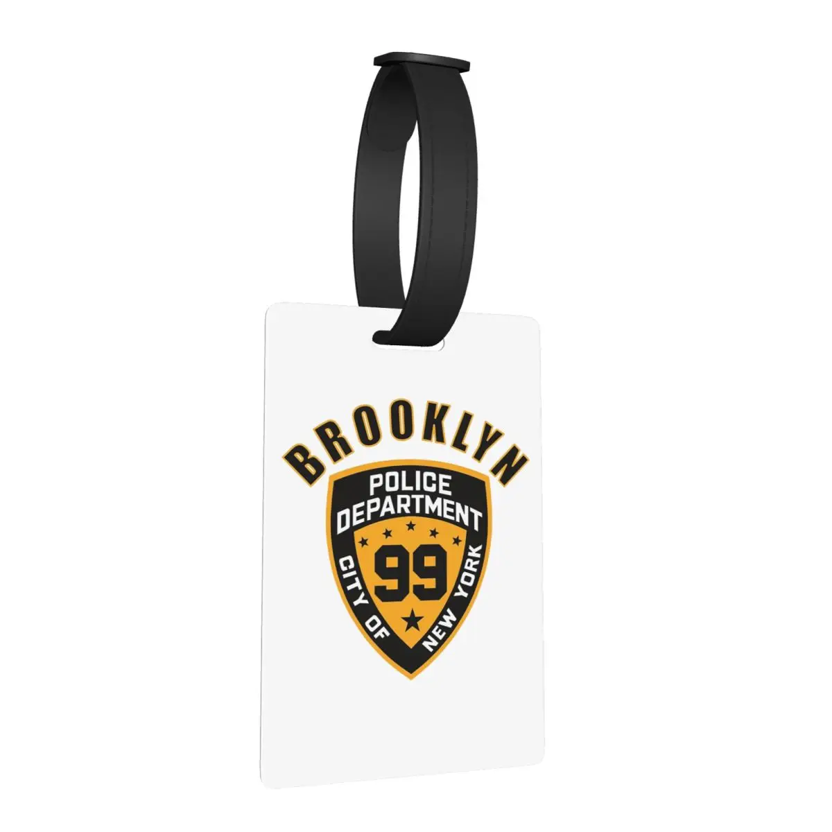 Brooklyn Nine Nine - Etiquetas para equipaje con diseño de taza del 99º Precinto, para maleta, viaje, equipaje, etiqueta de embarque, soporte para etiquetas, identificación, nombre, dirección