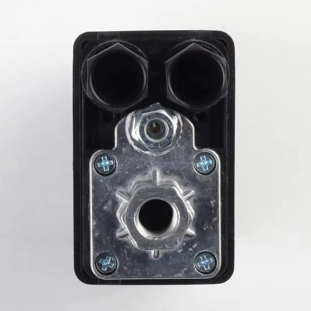 

Переключатель давления воздушного компрессора с пневматическим управлением, черный электромагнитный/двухтактный переключатель, автоматический переключатель давления воздуха 90-120 фунтов на квадратный дюйм