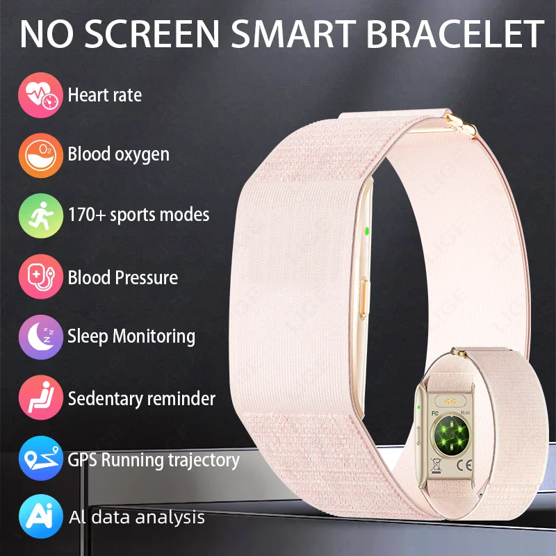 

Умные часы Choice New Smart Watch Fitness Sports Smart Bracelet с монитором сердечного ритма, уровня кислорода в крови и функцией отслеживания здоровья, водонепроницаемые (1ATM), для женщин.