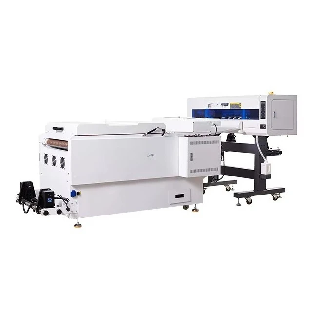 For DTF-60-2PC Dual Head ESPON Garment Printer With Powered Shaker For Home Use/New Core Engine Components