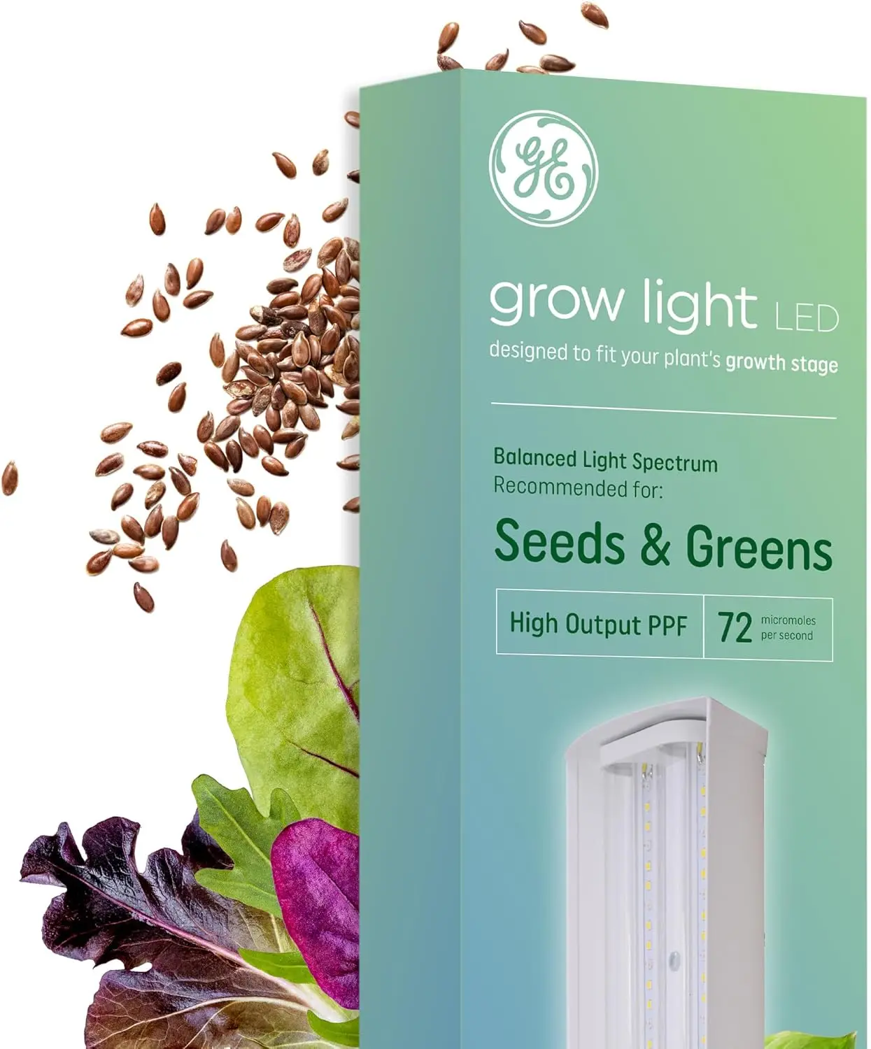 

Full Spectrum LED Grow Light for Indoor Plants, 72 PPF, 24 inch, 1 Pack