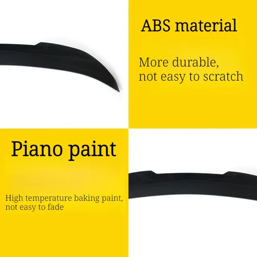 Imagen 2 del producto Para BMW 5 Series F10 alerón trasero ala 520i 525i 528i 530i 535i 2010-2017 PSM estilo labio trasero del maletero Spoiler Tuning