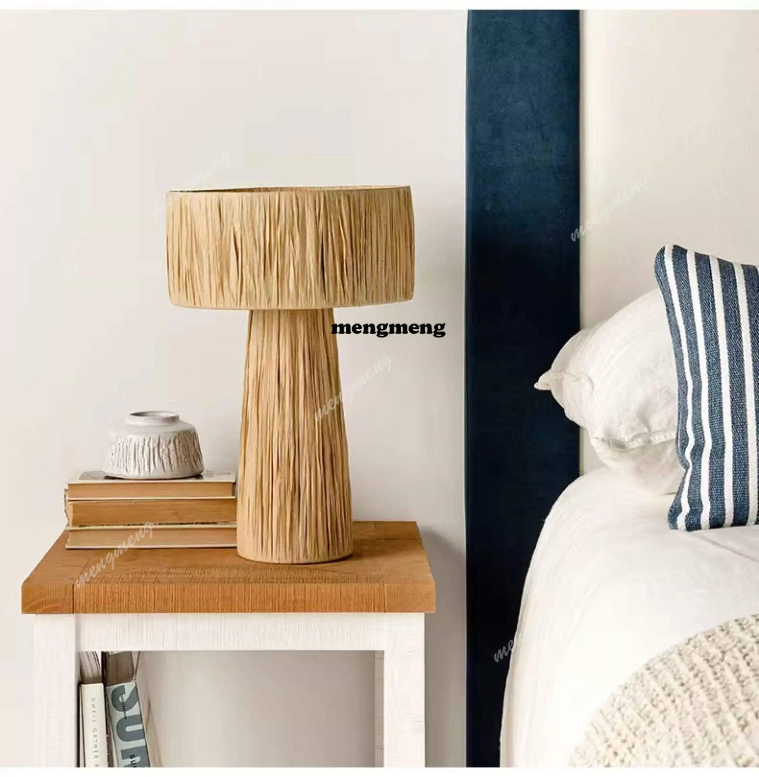 

Medieval table lamp Japanese-style wabi-sabi wind B & B hotel bedside lamp bedroom study retro decorative floor lamp