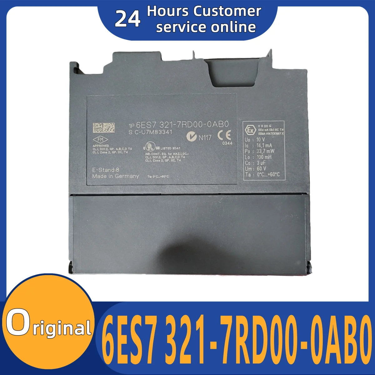 

Совершенно новый оригинальный модуль 6ES7 321-7RD00-0AB0.