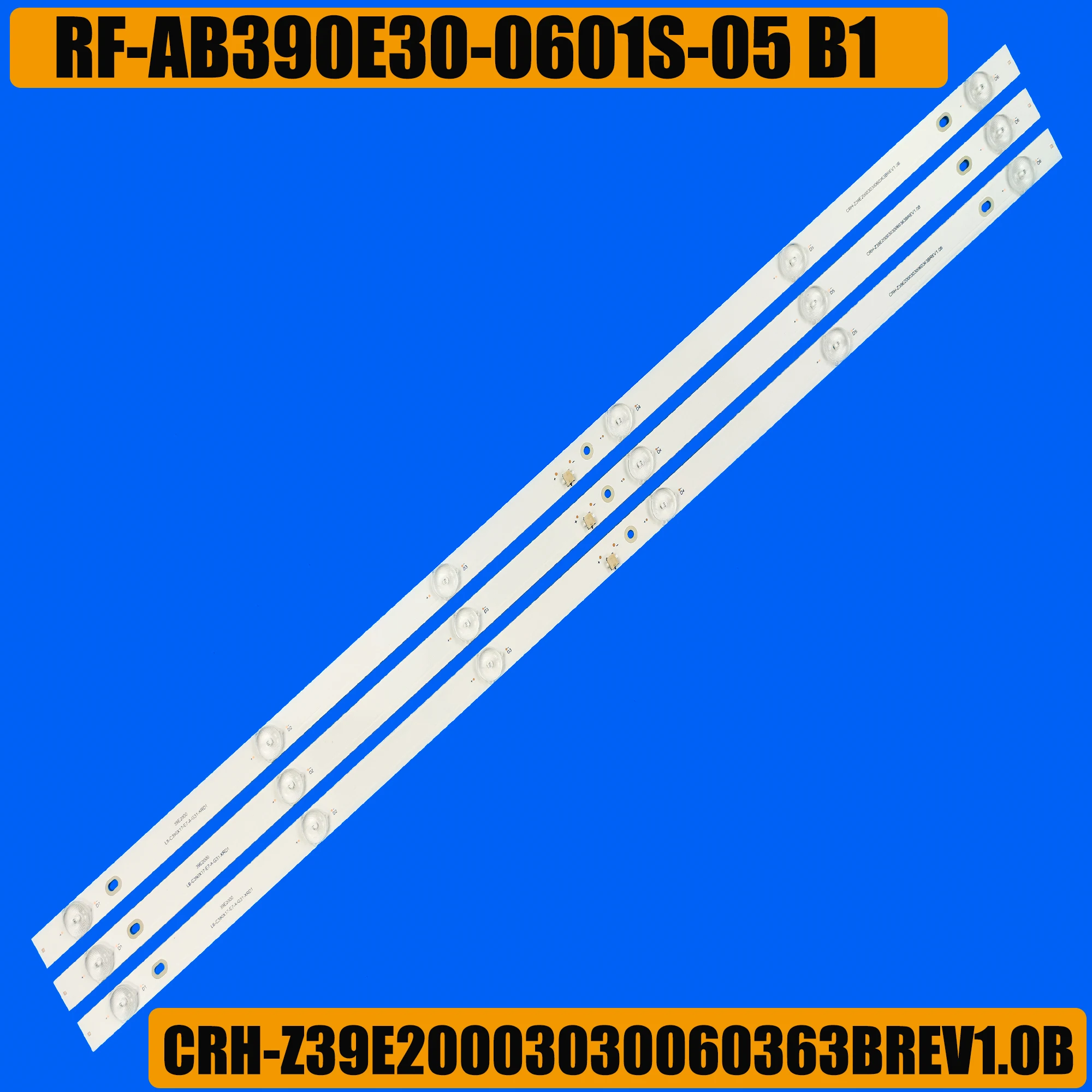 1/5/10 Kit LED Backlight Strip For BBK 39LEM-1033/TS2C Bravis LED-39E2000 LED-39E6000 Grandin LD39GC21 LB-C390X17-E7-A-G31-XRD1