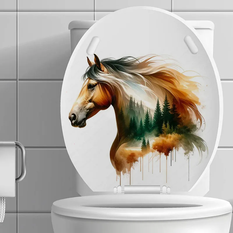 Majestic Horse Self-Adhesive Wall Decal- Removable