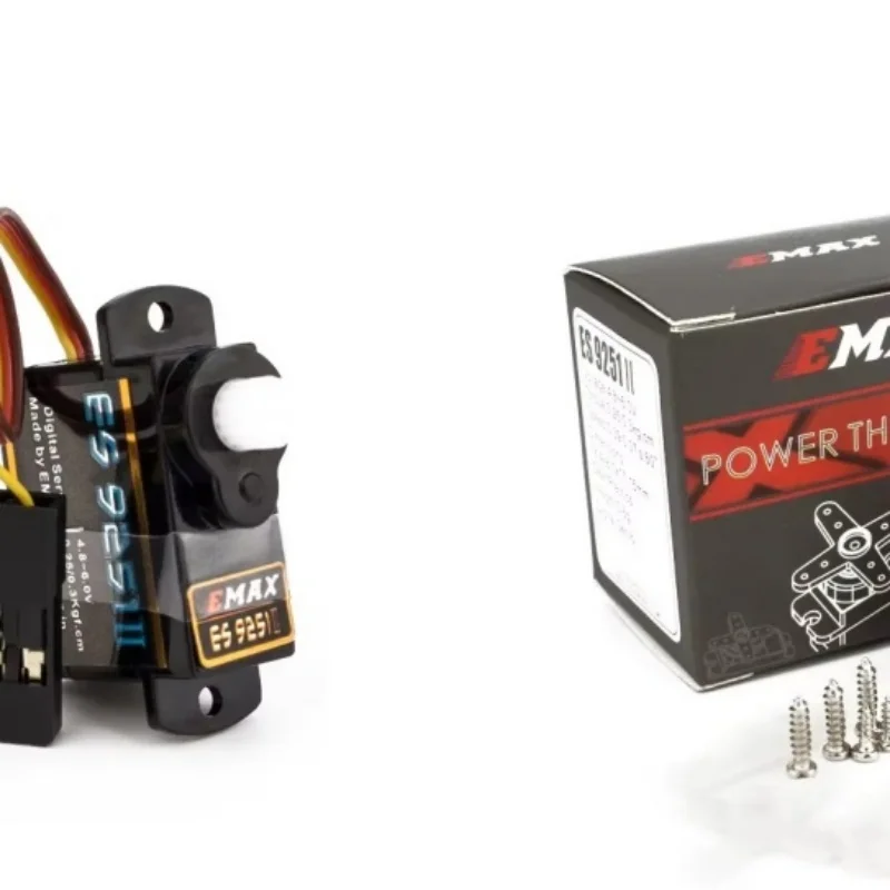 オリジナル EMAX ES9251II ES9251 2.5 グラムマイクロデジタルサーボ 0.27 キロ RC モデル飛行機ヘリコプターロボット交換 DIY 部品