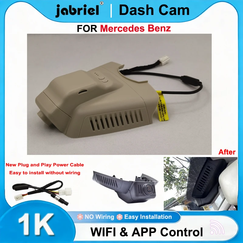 

Видеорегистратор Jabriel 1080P Plug and Play для Mercedes-Benz C-класса W203 W204, E-класса W211 W212, GLK X204