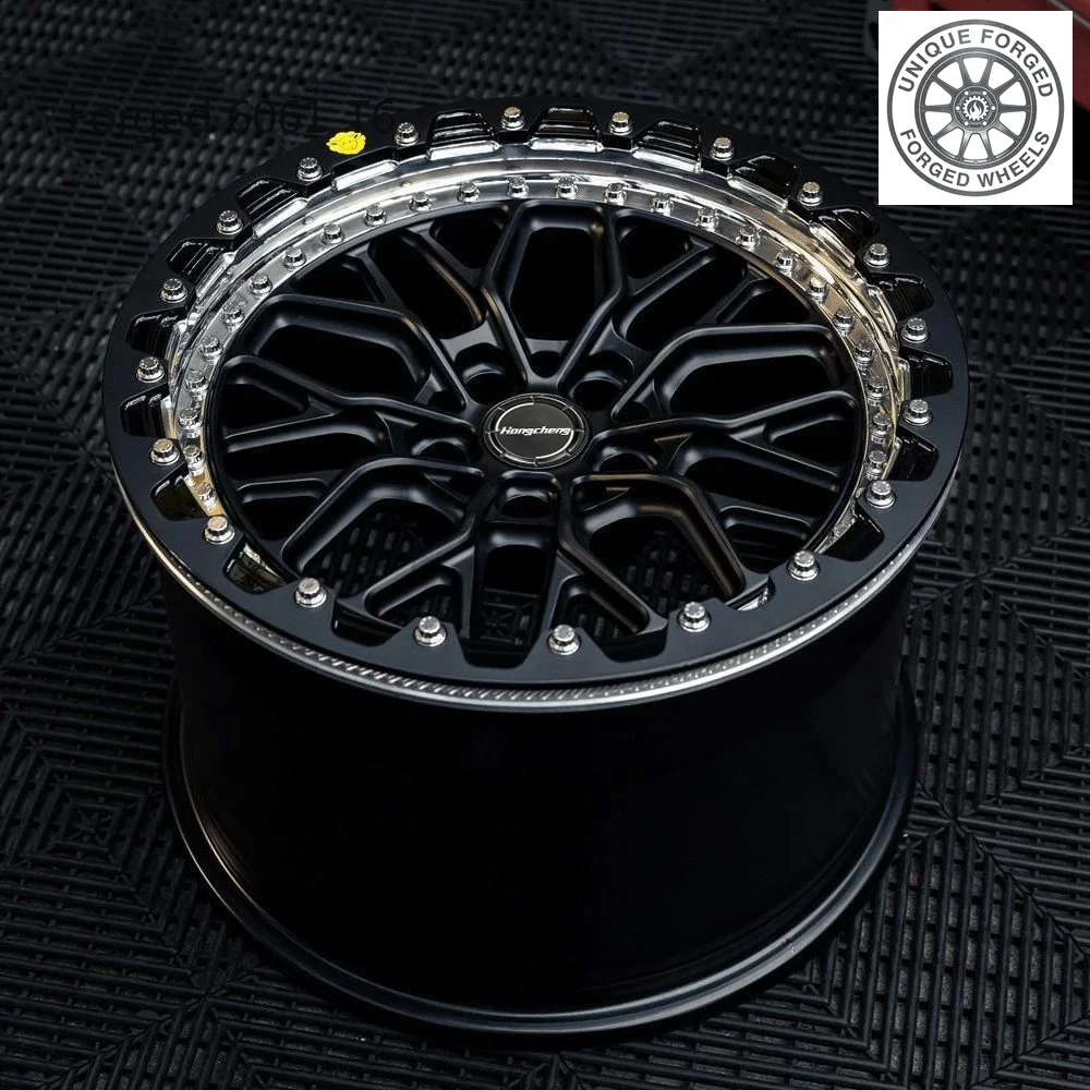 New model of 26 2/3 Piece18 19 20 21 22  24 Inch 5x114.3 Alloy Rim Beadlock Drag Racing Car Wheels Forged Wheel for    Gtr