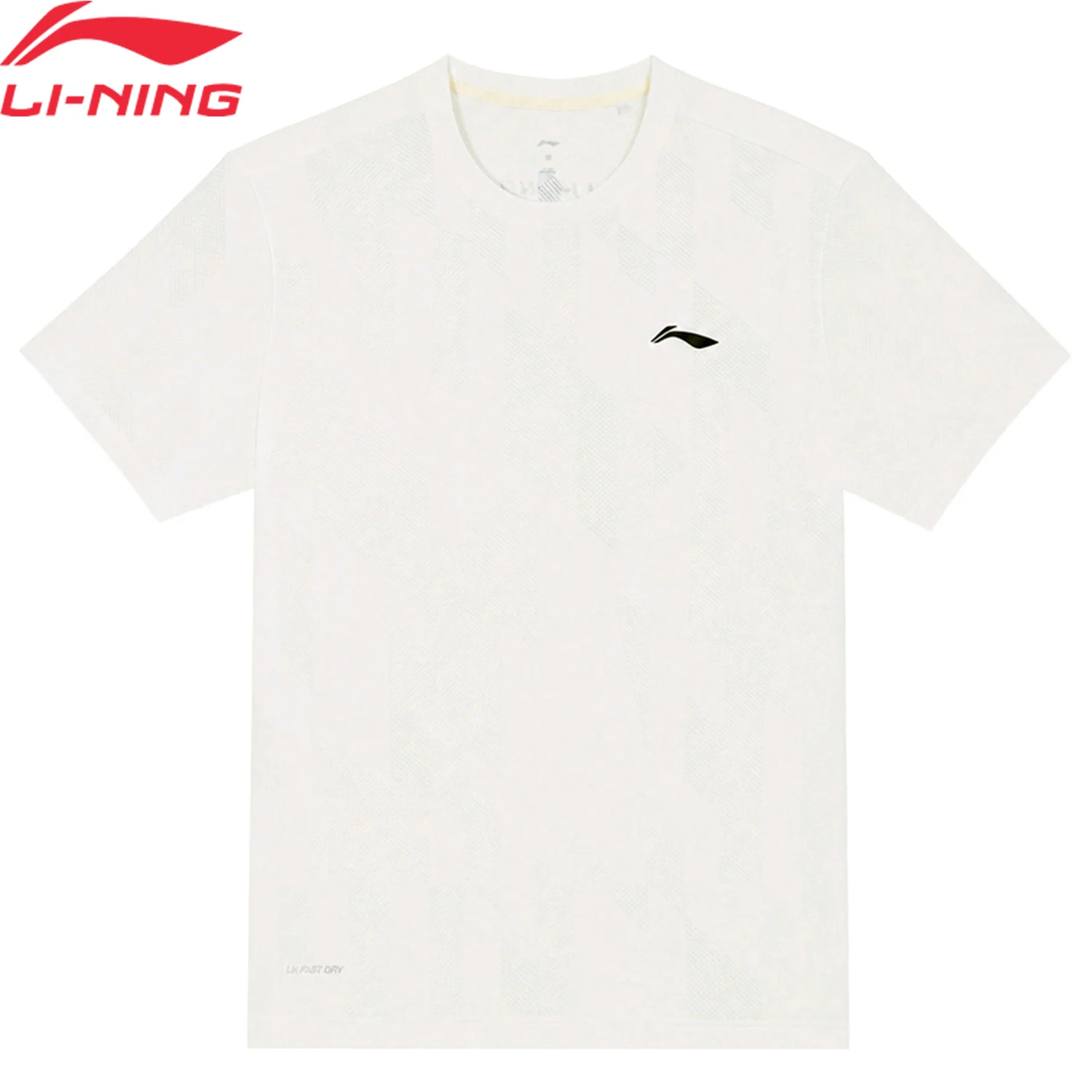 Li-Ning Men's Pickleball T-shirt LN FAST DRY 90%Polyester 10%Elastane Regular Fit Crew Neck Breathable LiNing Sports Tee ATSW879