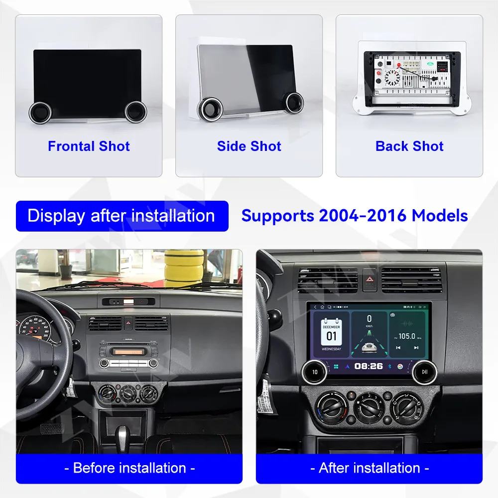 11.5 Android15 Touch HD Screen For Suzuki Grand Vitara 2005-2014 Multimedia Player Stereo GPS Navigation Auto Radio Heat Unit