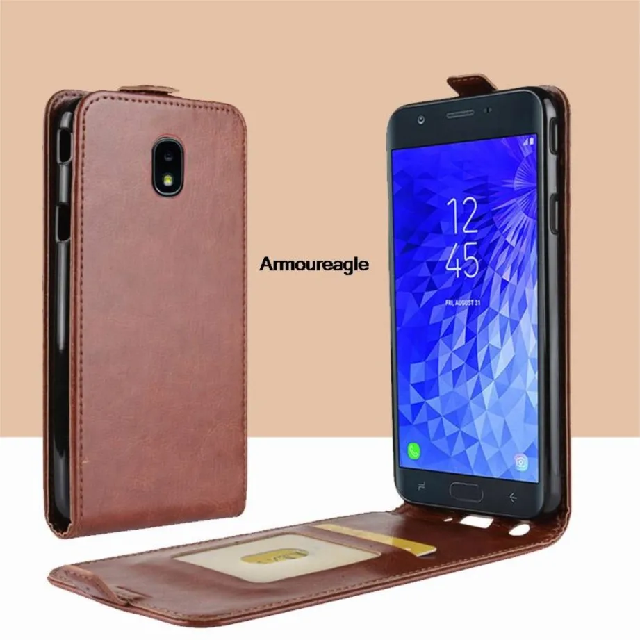 shockproof case guard protector for samsung j3 j5 2017 j530 j730 j330 cover leather vertical flip case for samsung j7 pro 2018