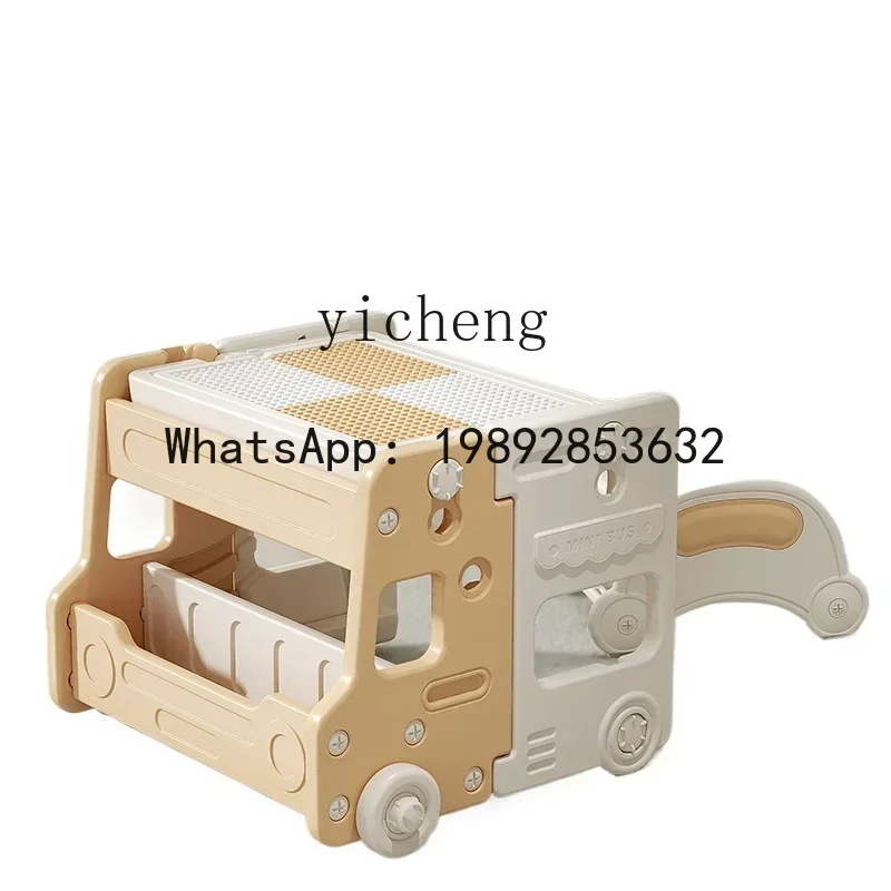 ABC Children's Multifunctional Building Block Table  Study Table Baby Educational Toy Game Lego Table