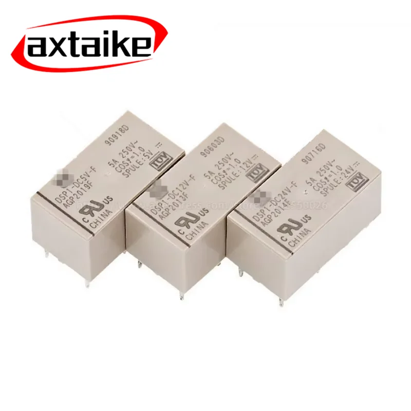 DSP1-DC5V-F DSP1-DC12V-F DSP1-DC24V-F AGP2019F AGP2013F AGP2014F 6Pin 5A 250V DSP1 Power Relay