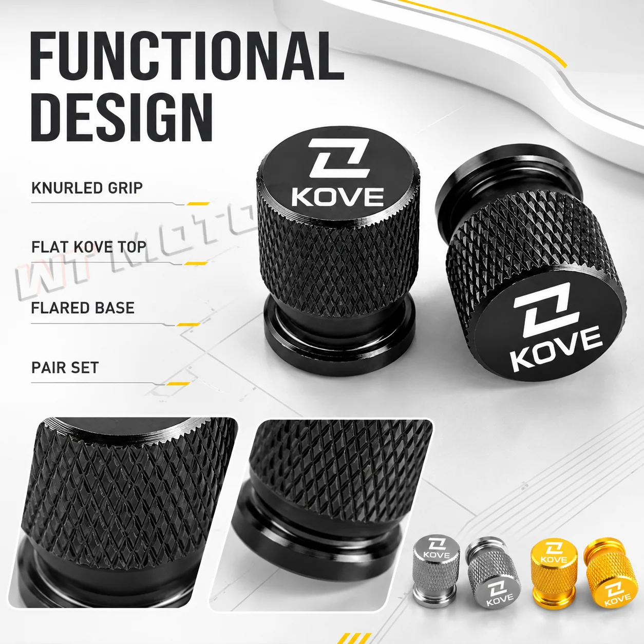 Motorcycle Tire Valve Stem Core Decor Cover For KOVE 450 321RR/RRS 321R 500 525X F800X Modification Accessories KOVE 525X 2