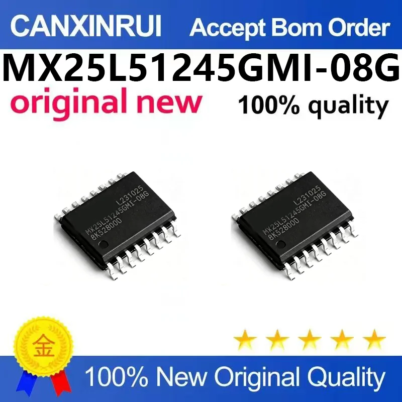 (5pcs-100pcs)New original MX25L51245GMI-08G SOP-16 512M-BIT serial flash memory chip