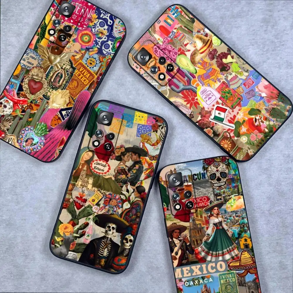

Viva Mexico Phone Case For Samsung S 25,24,23,22,30,21,10,9,Ultra,Plus,Lite,FE,4,5G Black Soft Case