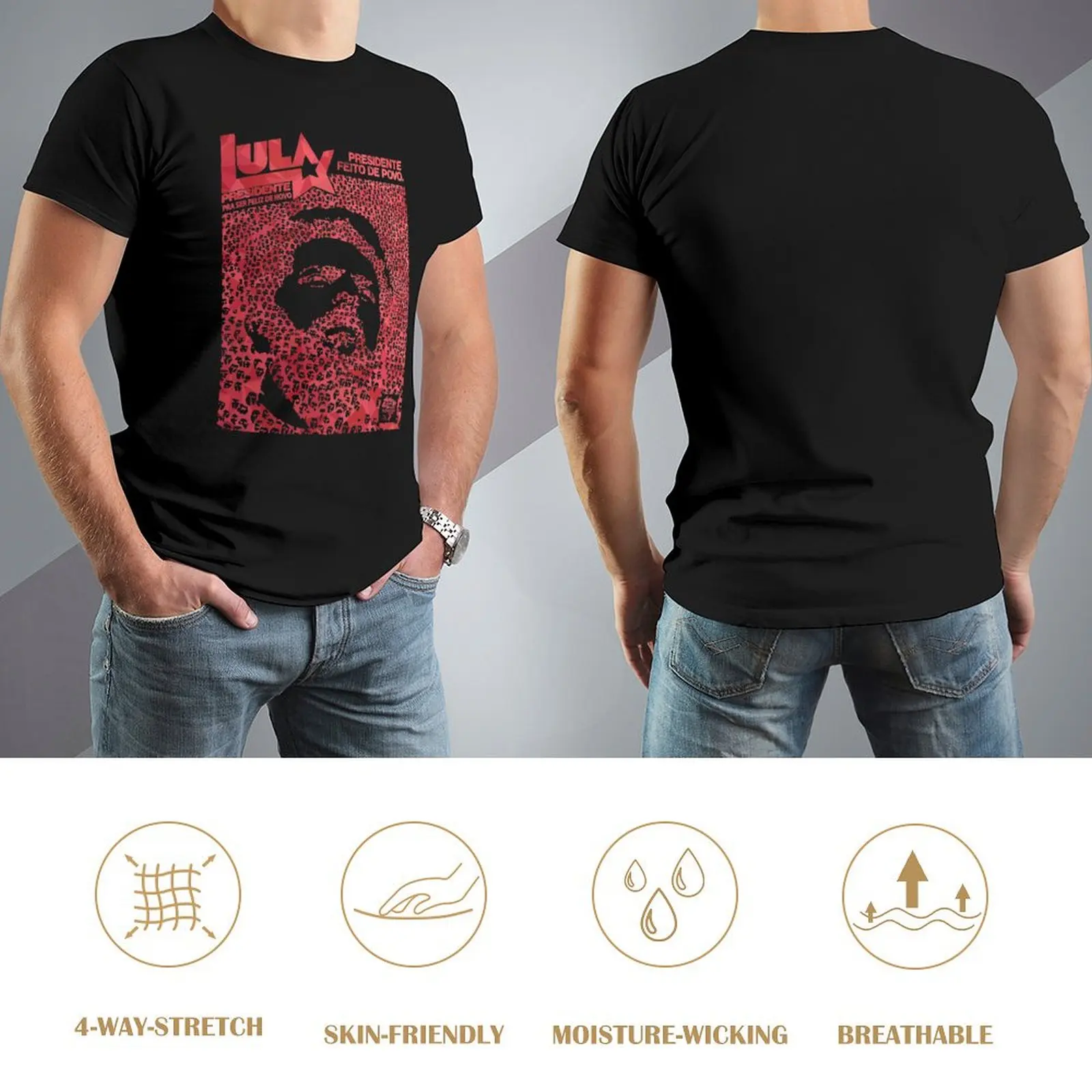 Lula President T-Shirt man t shirt topping custom t shirt funny shirt cotton mens t shirts top quality