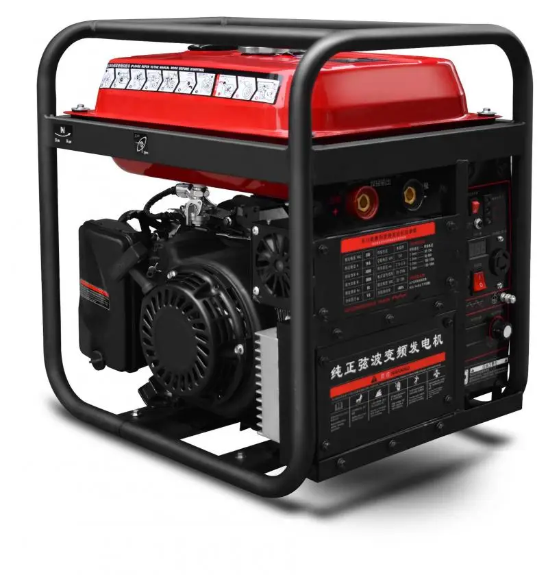 เปิดกรอบตัวแปรความถี่เครื่องกำเนิดไฟฟ้า3kw4kw 5kw แบบพกพาเบนซินเครื่องกำเนิดไฟฟ้าไฟฟ้า220V