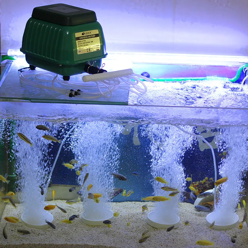LP200 Aquarium air Pump AeratorHigh Pressure Inflate Electric Cycle Pumps Powerful Diaphragm Farming  Septic for Fish Pond