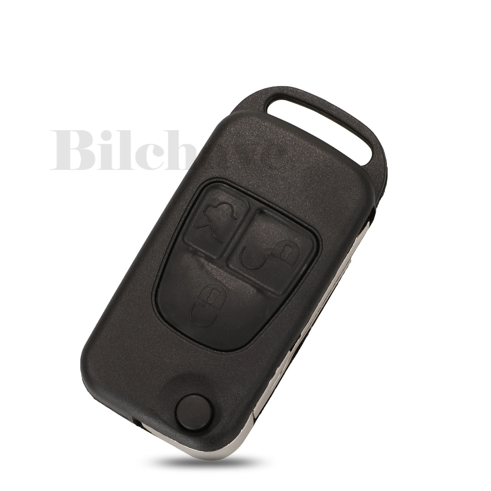 Bilchave-hoja HU39 de 3 botones para Mercedes Benz B200 A160 W124 W202 W210, carcasa para llave de coche remota, reemplazo Fob