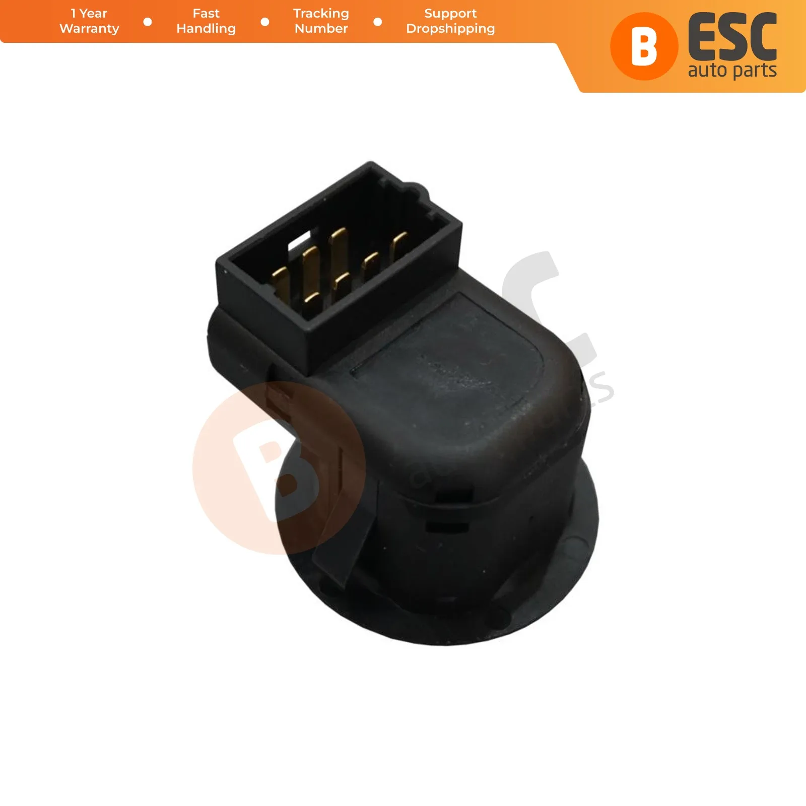 ESC EDP622 Power Wing Mirror Control Switch 93BG17B676BA-B for Ford Mondeo Fiesta Focus Transit Ka Granada Puma Connect Courier