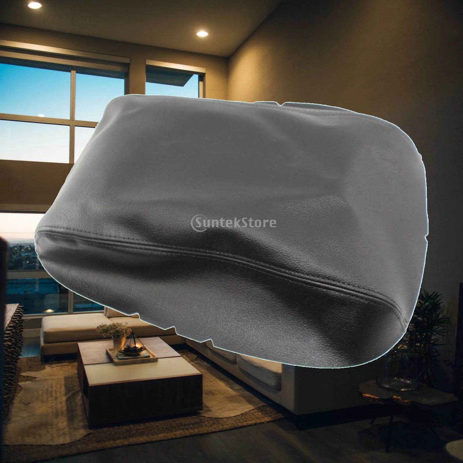Japanese Automaker Highlander Center Armrest Cover Long-Lasting Leather Armrest Console Lid Cover Auto Interior Part Breathable